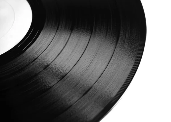 Vinyl plattan isolerad — Stockfoto