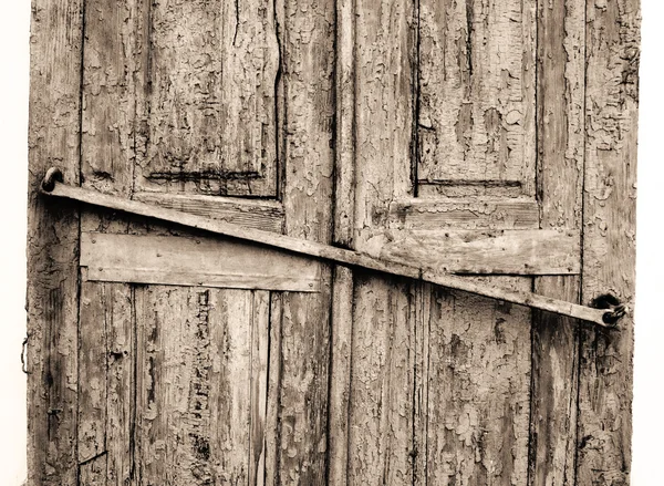 Grunge azul agrietado puertas — Foto de Stock