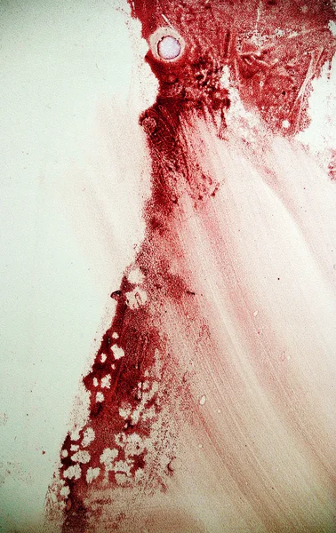 Macchia di sangue sulla parete — Foto Stock