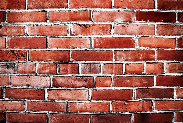 Muro di mattoni pericolosi — Foto Stock