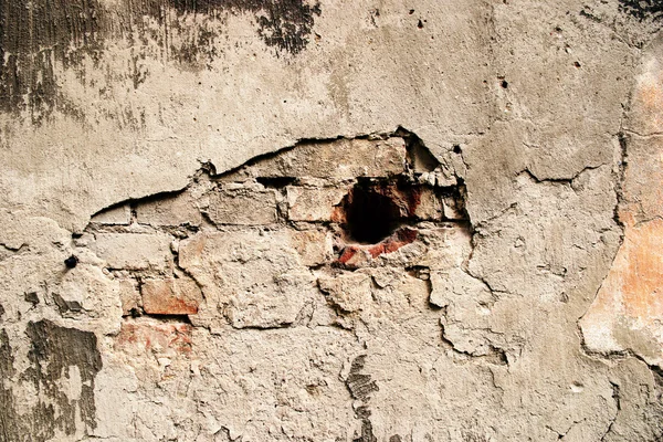 Трещины в цементе из бетона — стоковое фото