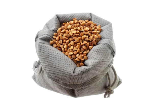 Buckwheat in the bag — Stock Photo, Image