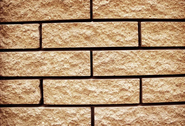 Textura grunge amarelo de tijolo — Fotografia de Stock
