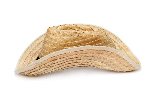 Sombrero de paja aislado — Foto de Stock