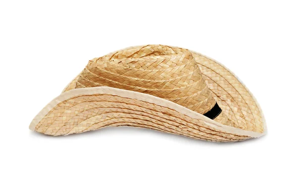 Cappello di paglia isolato — Foto Stock