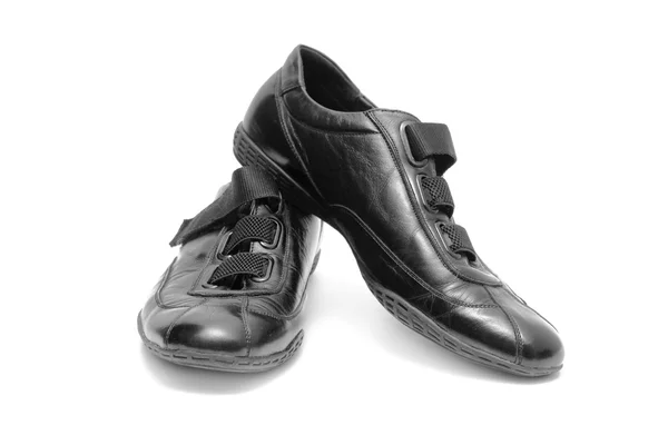 Zapatos negros aislados — Foto de Stock