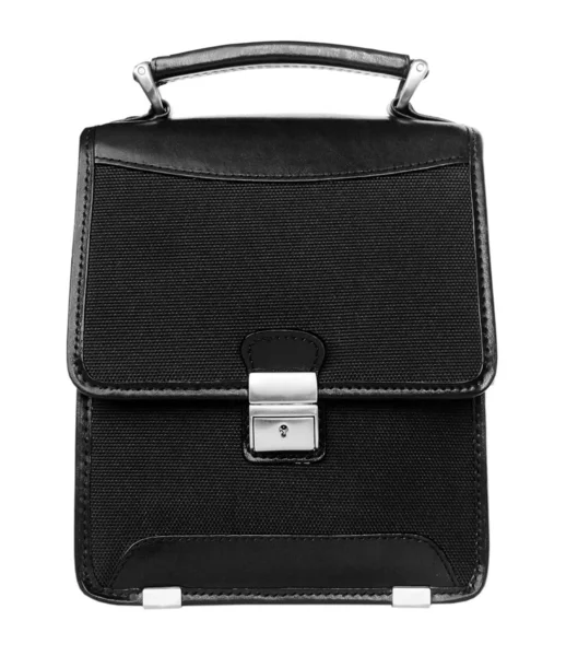 Black briefcase isolated — Stockfoto