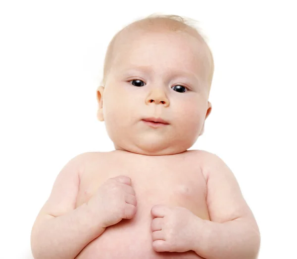 Picture of lying back baby — Stock Photo, Image