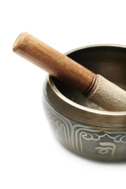 Tibetan singing bowl clipart