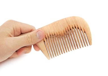 Comb with hair clipart