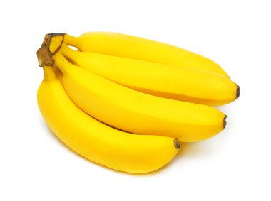 Banana bunch isolated clipart