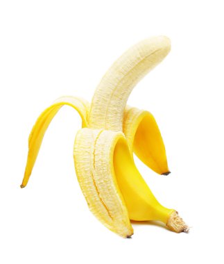 Open banana clipart