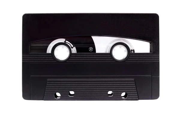 Изолированная хромированная кассета — стоковое фото
