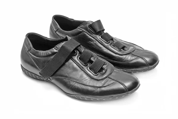 Sapatos pretos isolados — Fotografia de Stock