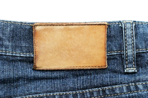 Etiqueta de jeans — Fotografia de Stock