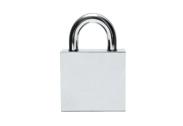 Silver padlock — Stock Photo, Image