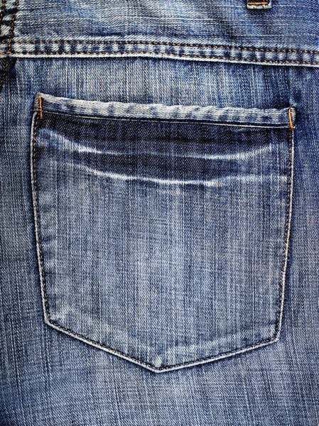 Jeans pocket — Stock Photo, Image