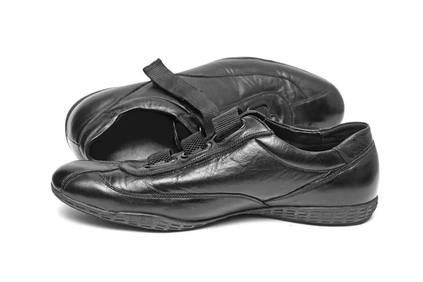 Siyah ayakkabılar izole — Stok fotoğraf