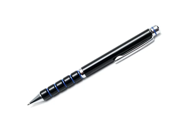 Zwarte pen geïsoleerd — Stockfoto