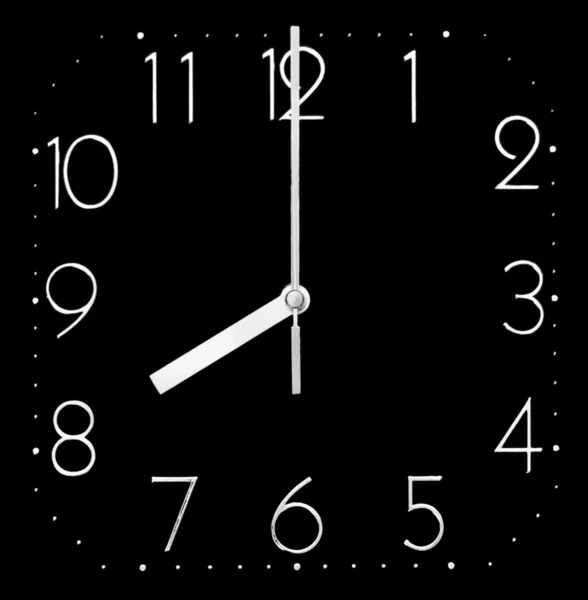 黒い時計 — ストック写真