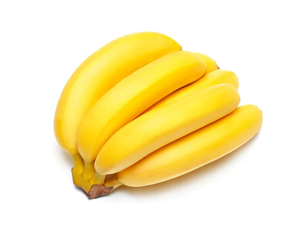 Изолированный банановый пучок — стоковое фото