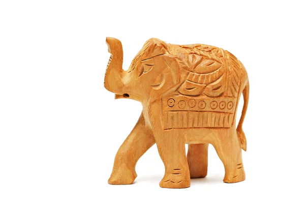 Figura de elefante isolada — Fotografia de Stock