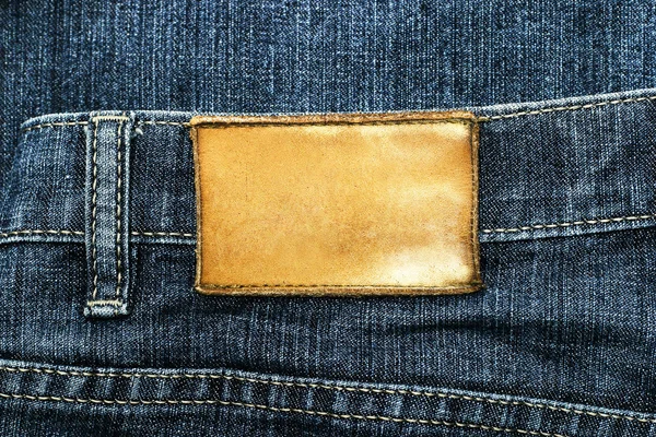 Jeans label — Stock Photo, Image