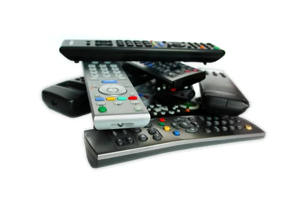 Lot of remote control devices — Stock Photo, Image