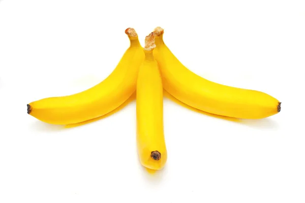 3 bananer — Stockfoto