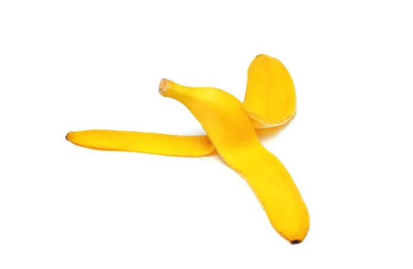 Bananskal isolerade — Stockfoto