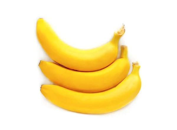 3 bananas isolated — Stock Photo, Image