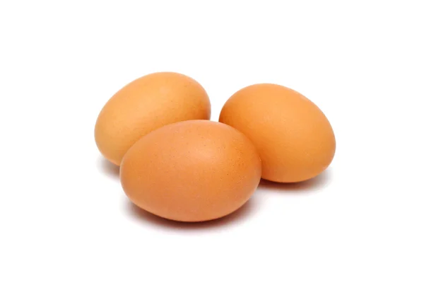 Tre ägg — Stockfoto