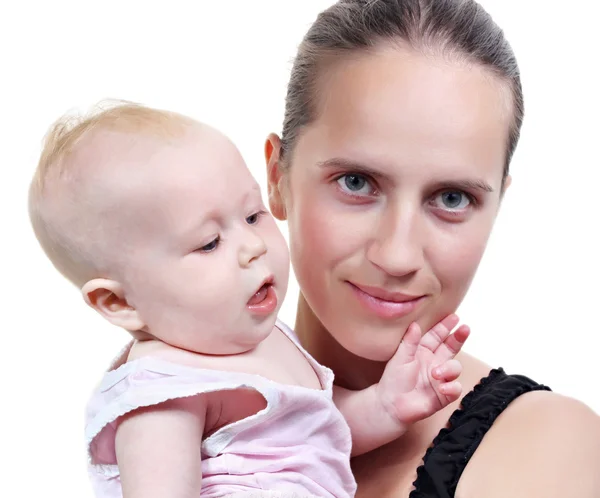 Young mother with her baby — Stock Photo, Image