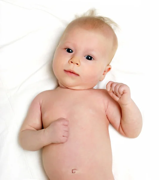 Picture of lying back baby — Stock Photo, Image
