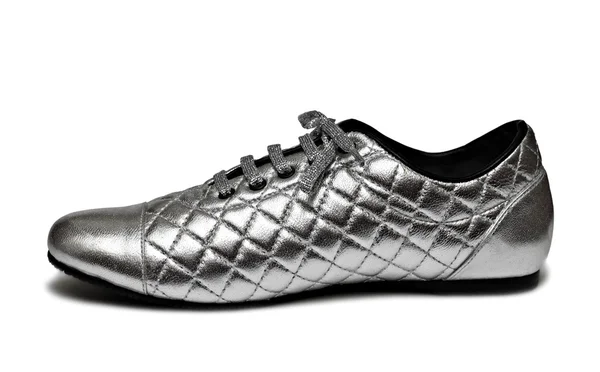 Silver shoe — Stock Photo, Image