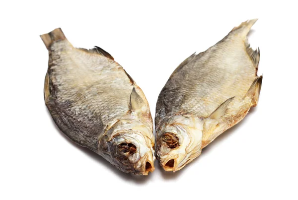 Twee gedroogde vissen — Stockfoto