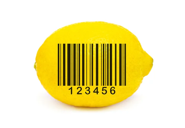 Lemon to scan — Stock Photo, Image