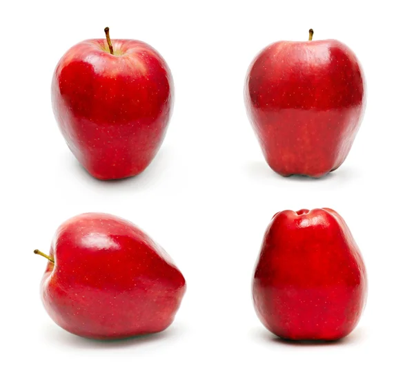 Ensemble de pommes rouges — Photo