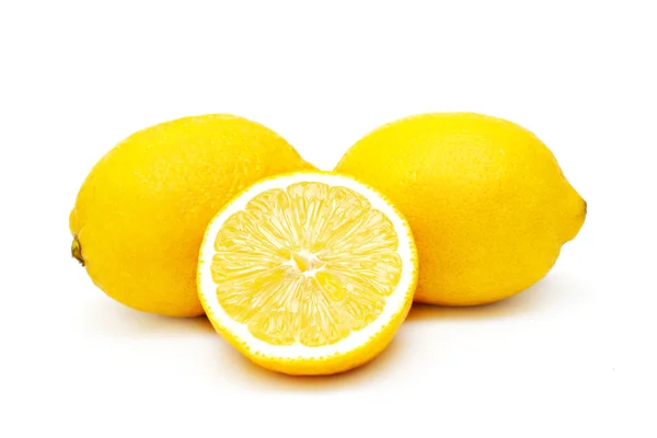 Limoni isolati Immagini Stock Royalty Free