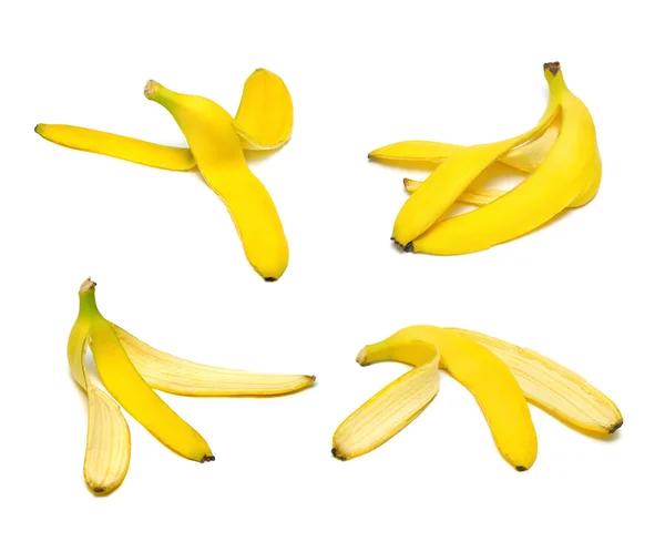 Conjunto de casca de banana — Fotografia de Stock