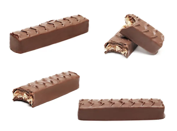 stock image Chocolate bars set isolated