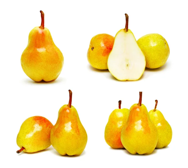 Set de peras maduras —  Fotos de Stock