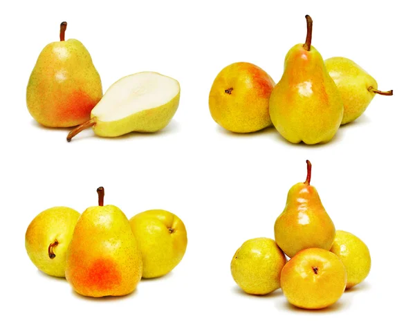Set de peras maduras — Foto de Stock