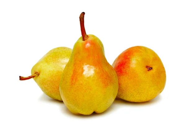 Tre mogna päron — Stockfoto