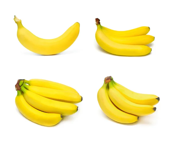Zralé banány sada — Stock fotografie