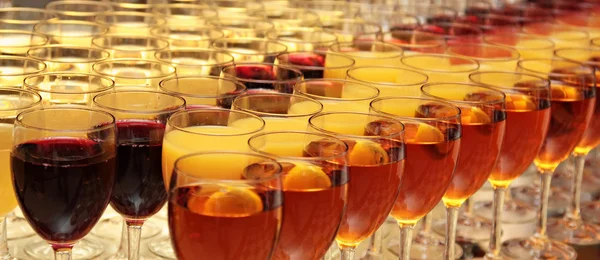 Alcohol glasses — Stock Photo, Image