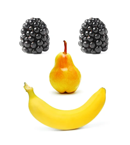Усміхаючись фрукти — стокове фото