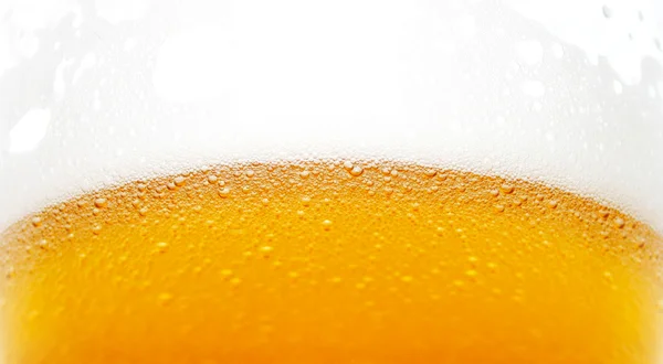 Bolhas de cerveja — Fotografia de Stock