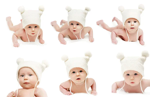 Novorozeně v čepici — Stock fotografie