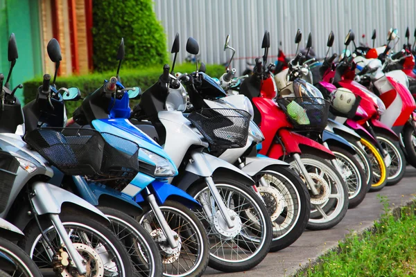Много мотоциклов — стоковое фото